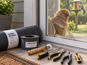 How To Repair A Screen Door