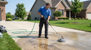 How To Pressure Wash Your Concrete or Brick Driveway