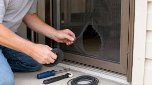 How To Repair A Screen Door