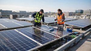 Keeping Commercial Solar Panels Clean: A Smart Investment with HomeSmiles