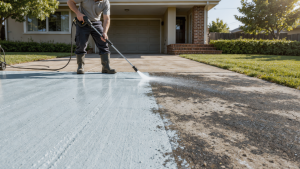Revitalize Your Home: Driveway Pressure Washing with HomeSmiles