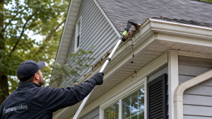 Should I Get on the Roof to Clean Gutters?