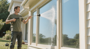 How to Clean Windows with a Pressure Washer