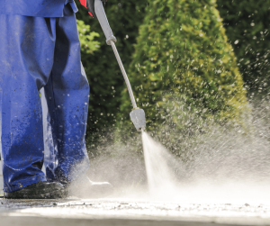 Residential Pressure Washing Driveway