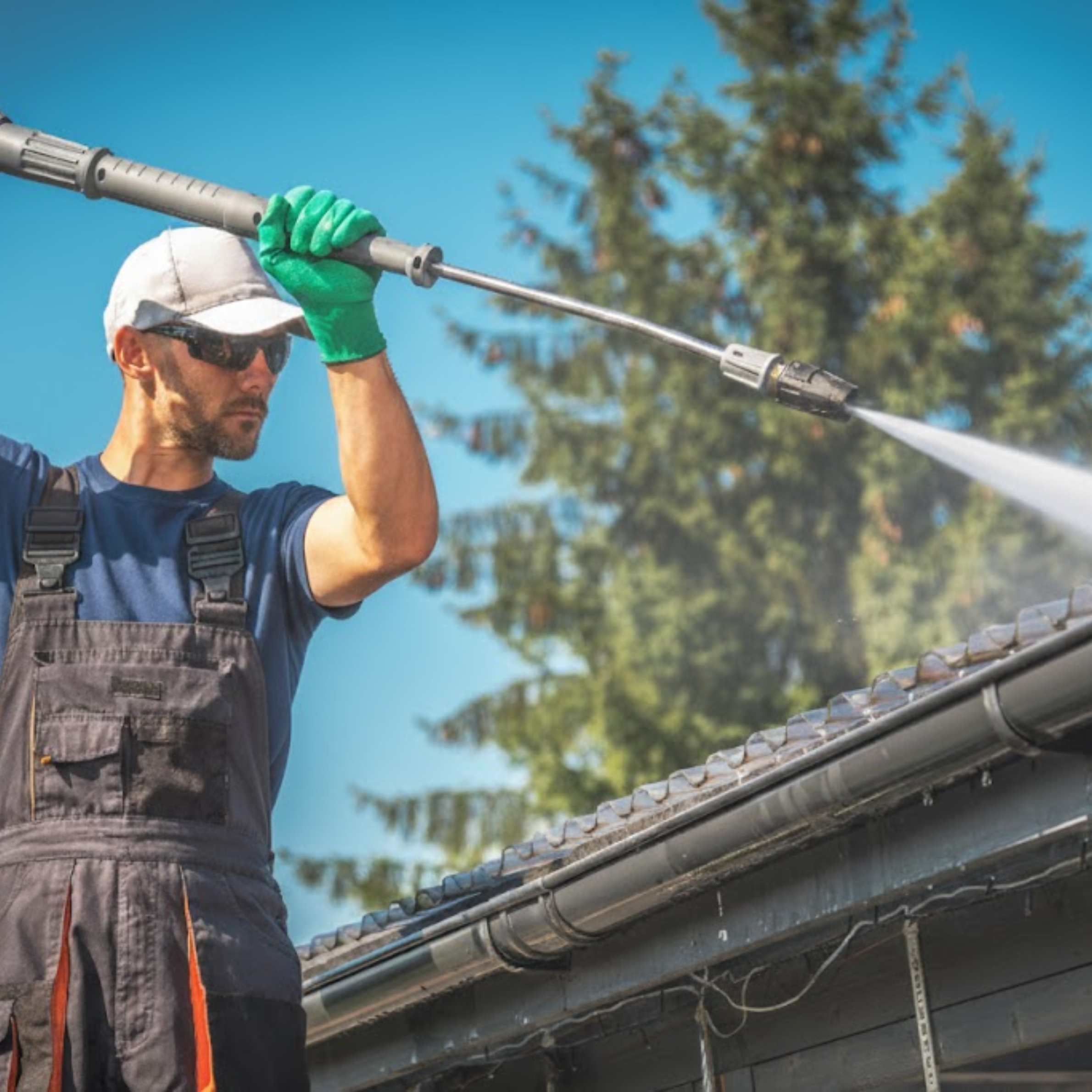 Pressure washing service