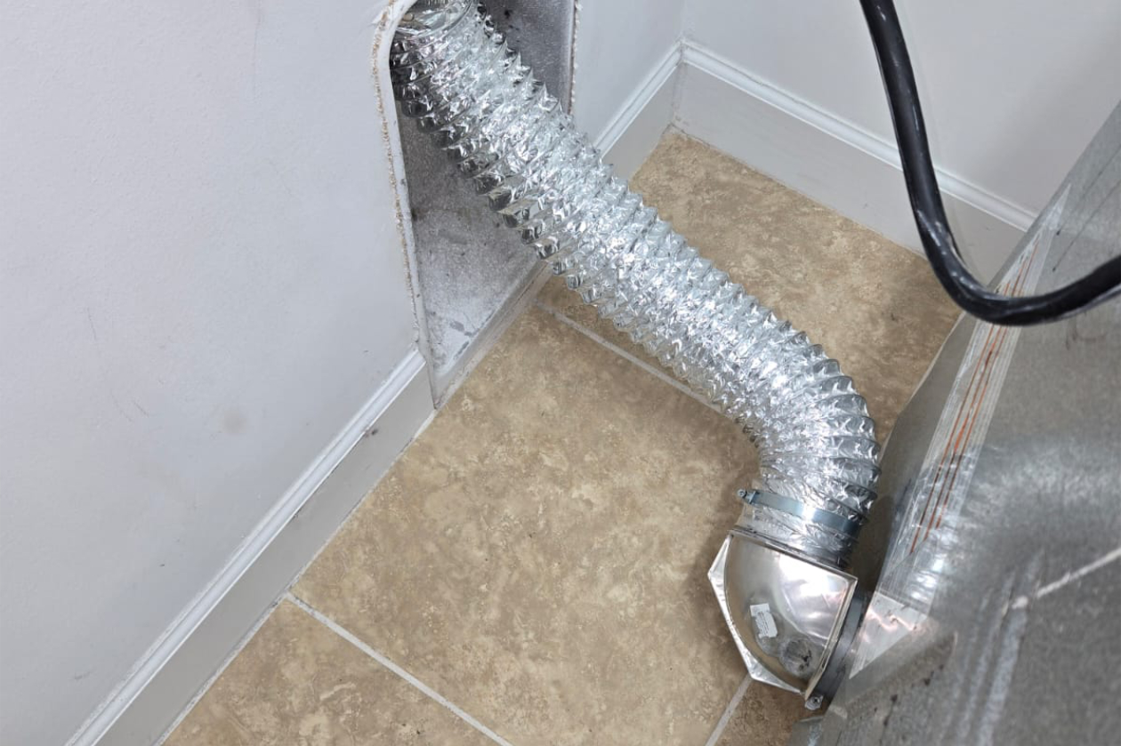 Clean gutter after professional gutter cleaning