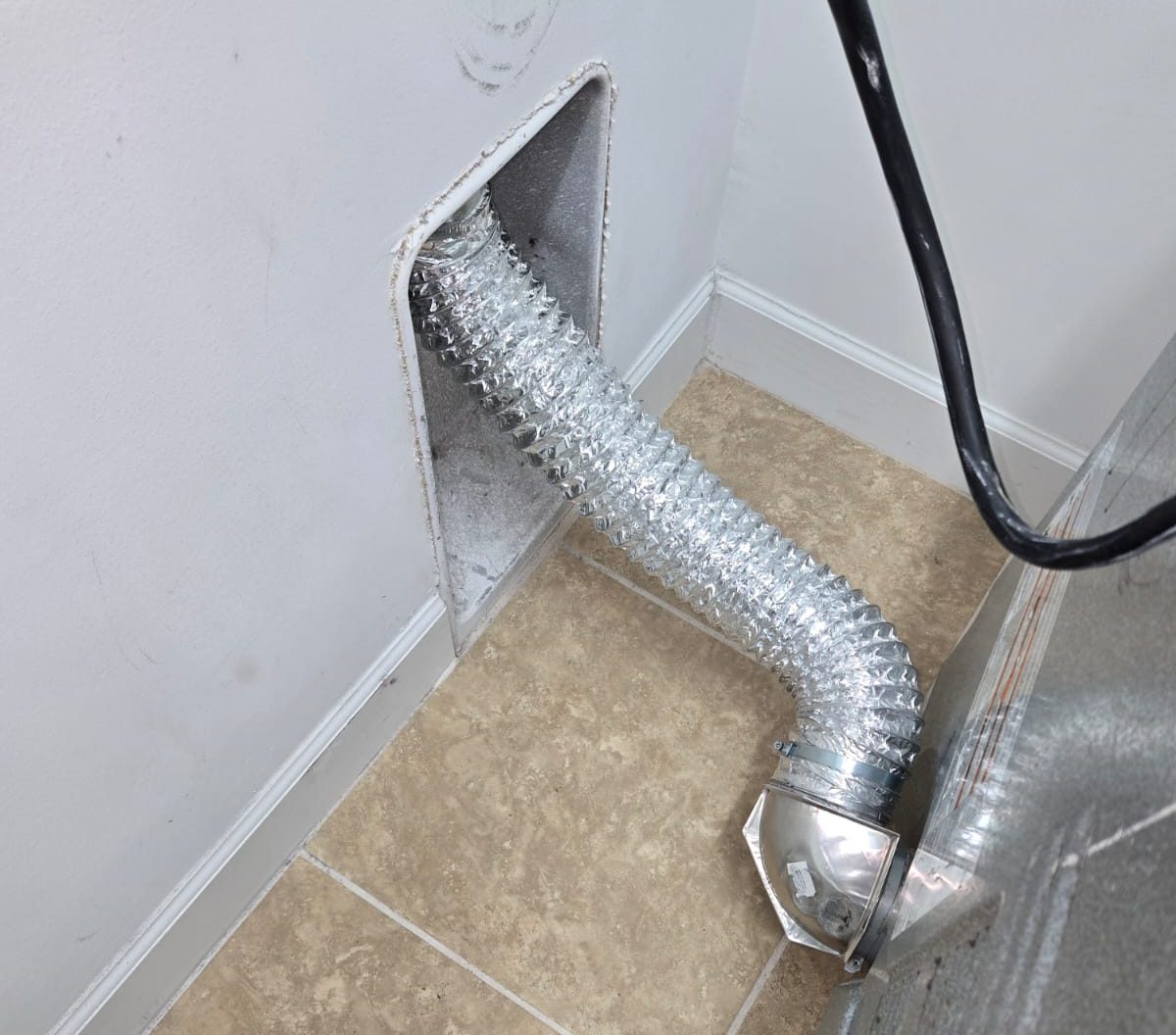 Clean gutter after professional gutter cleaning